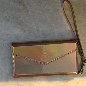 Kate Spade Metallic iPhone Wristlet
